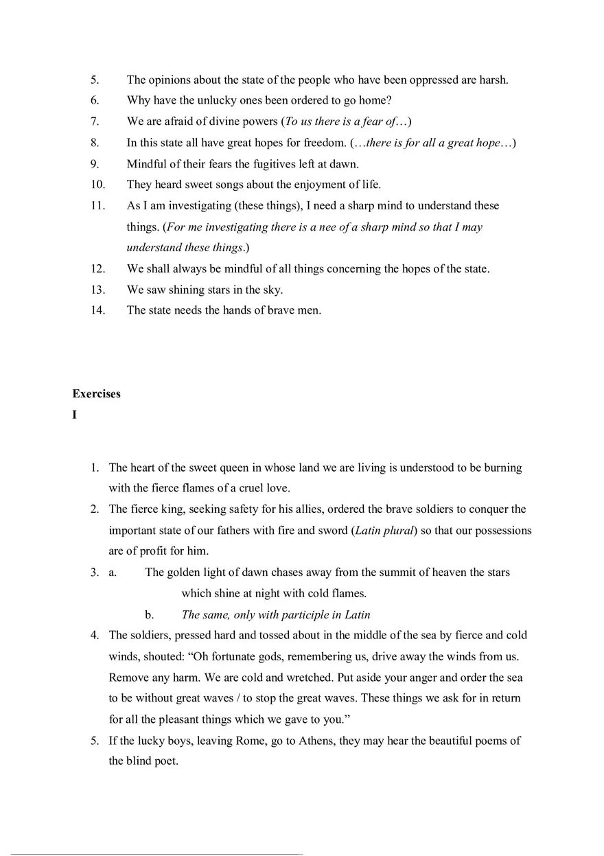 Answer Key for Latin. An Intensive Course Part 4 - Page 8