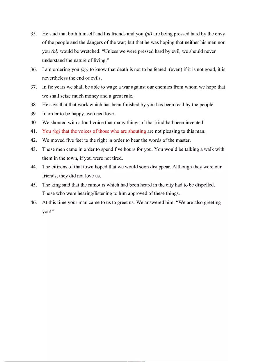 Answer Key for Latin. An Intensive Course Part 4 - Page 2