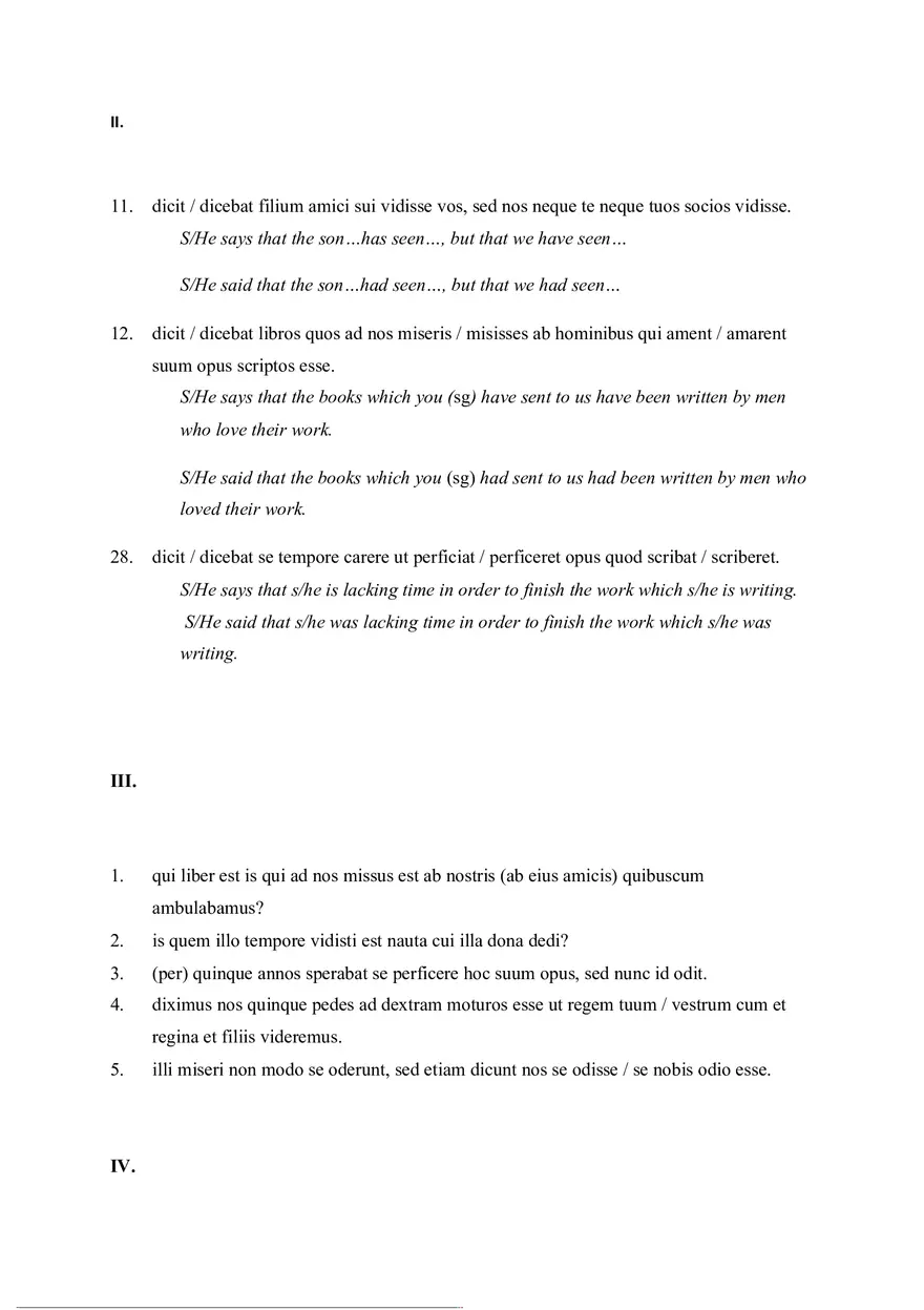 Answer Key for Latin. An Intensive Course Part 4 - Page 3