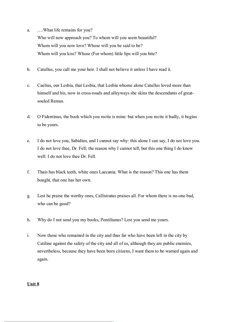 Answer Key for Latin. An Intensive Course Part 4 - Page 4
