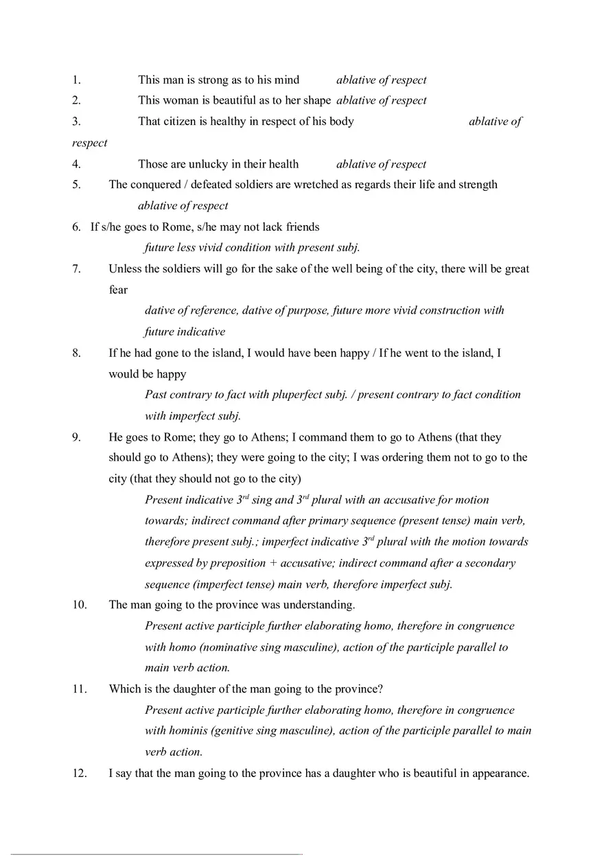 Answer Key for Latin. An Intensive Course Part 4 - Page 6