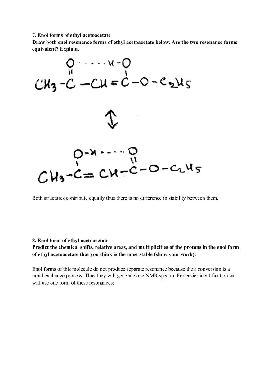NMR Laboratory Report - Page 6