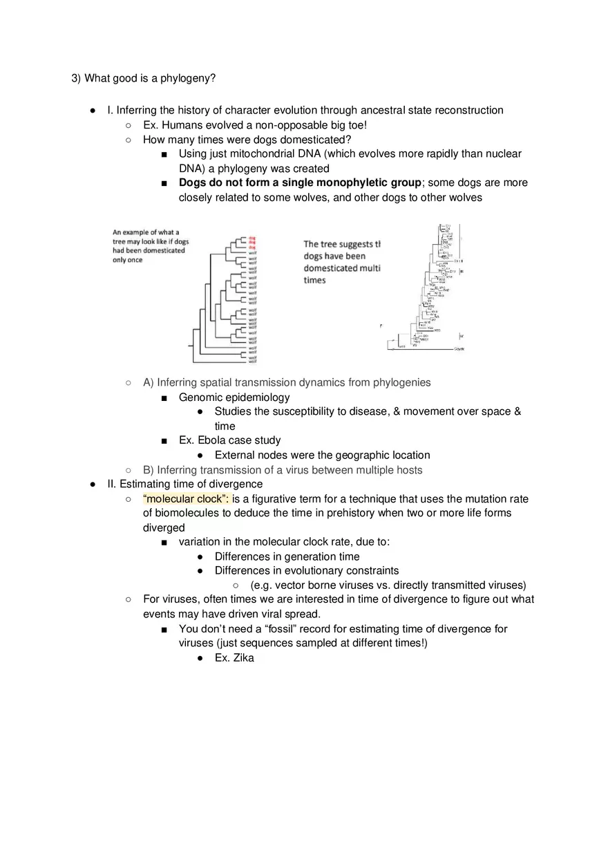 Phylogenetic Trees - Lecture Notes - Page 5