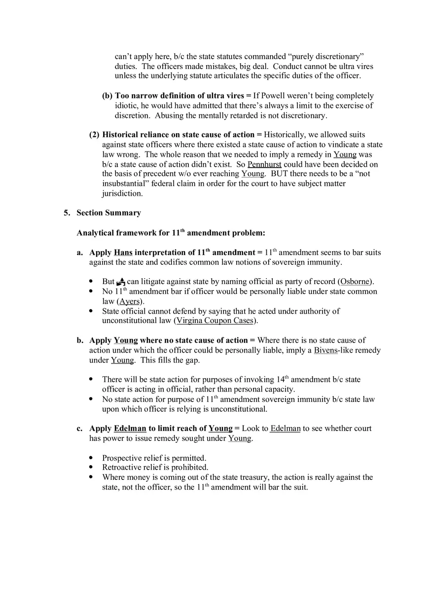 Federal Courts Outline Part 2 - Page 7