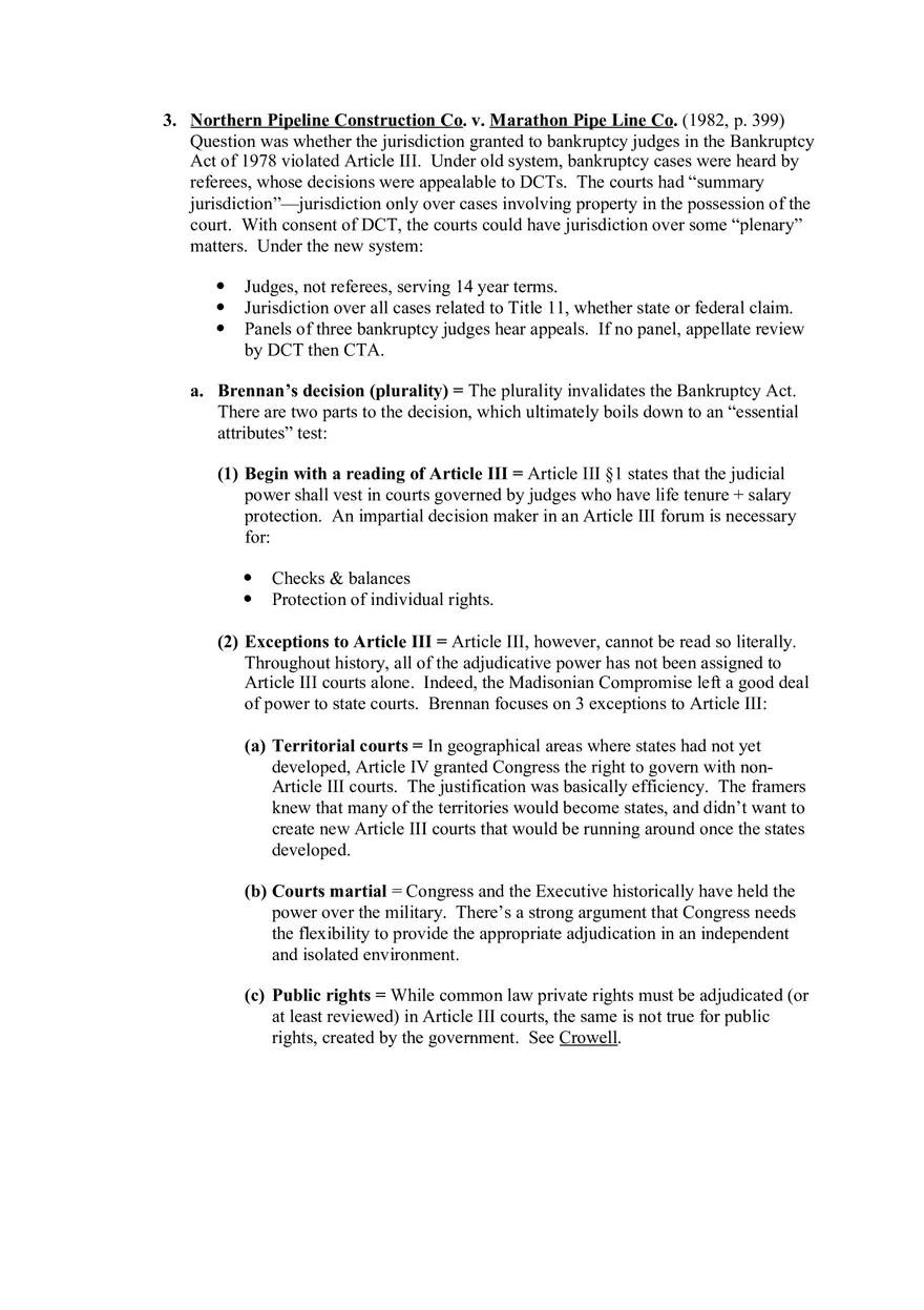 Federal Courts Outline Part 2 - Page 12