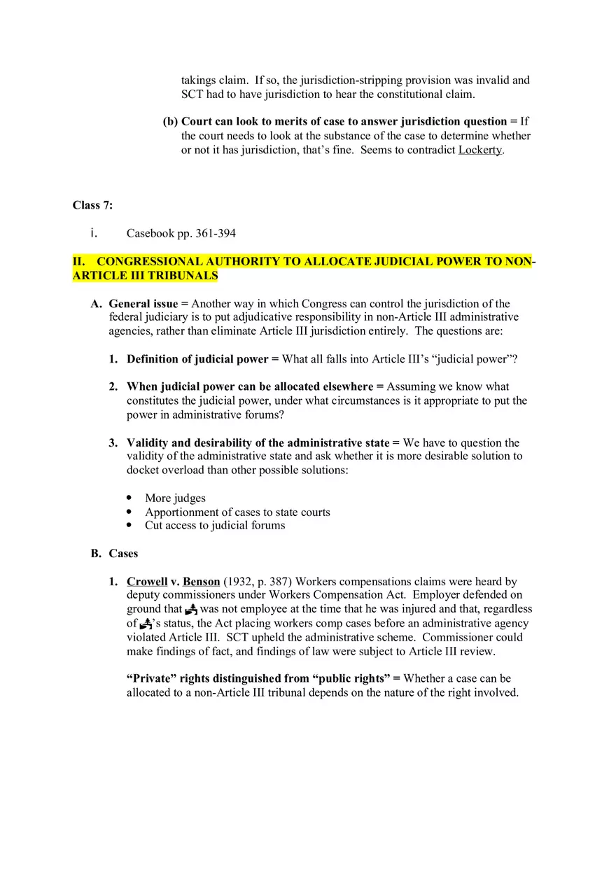 Federal Courts Outline Part 2 - Page 2