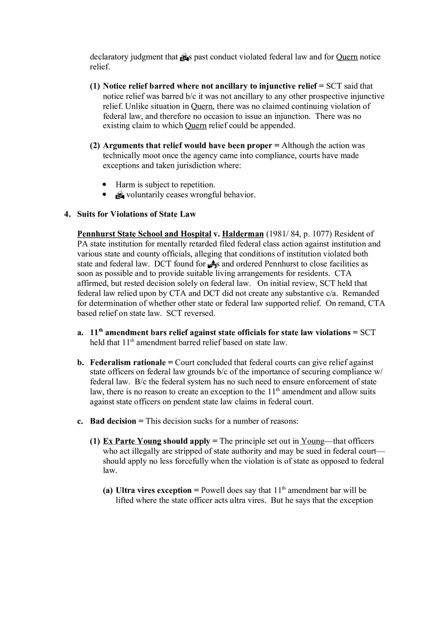 Federal Courts Outline Part 2 - Page 6