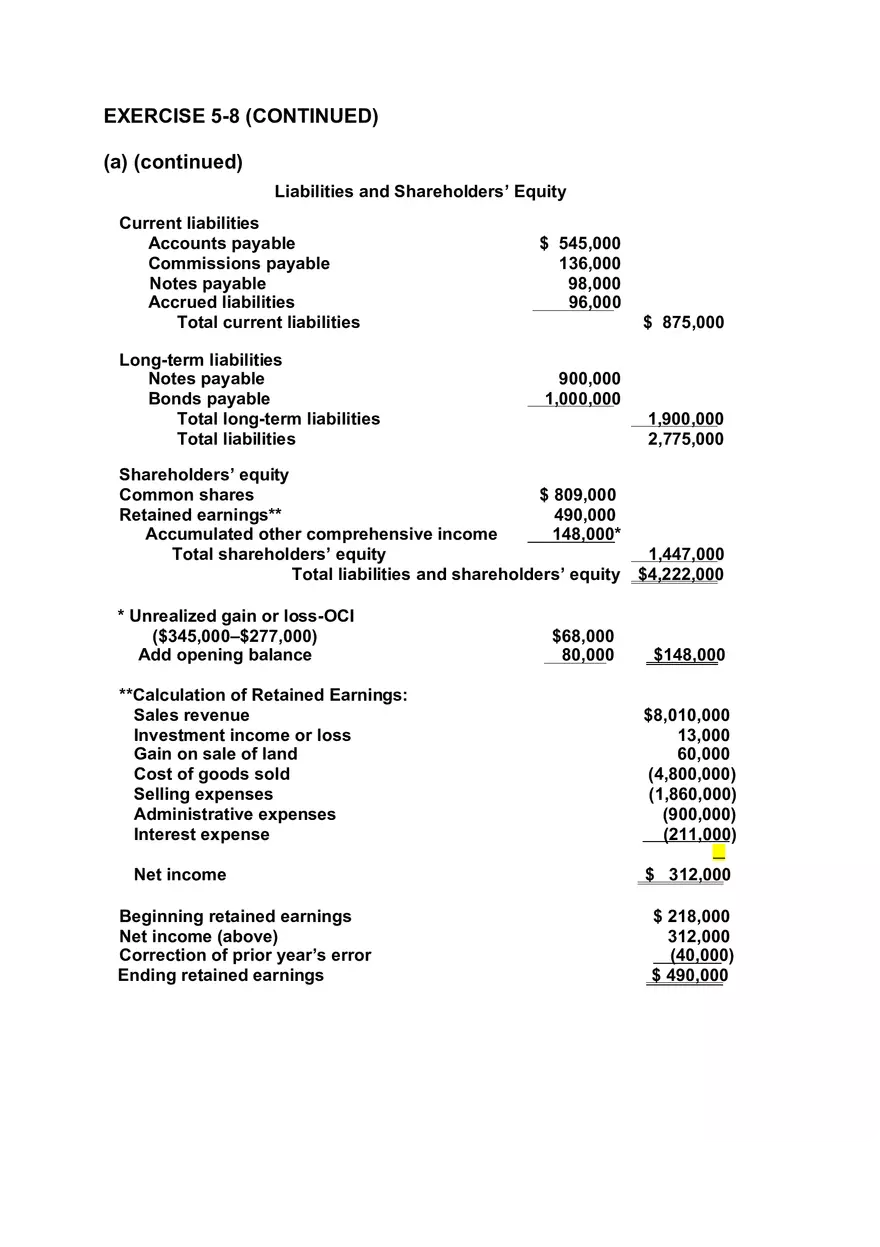 Intermediate Accounting Chapter 5 Solutions - Page 18