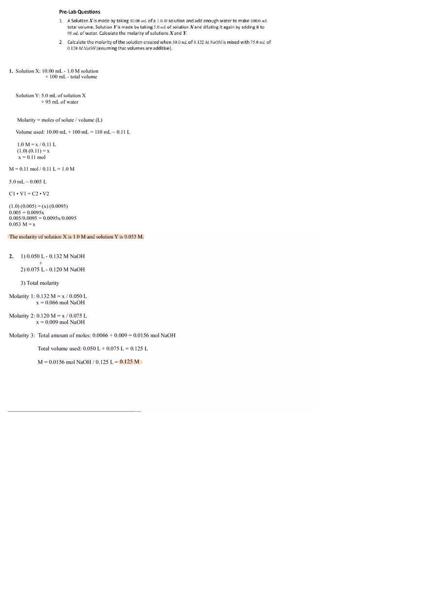 Acid-Base Titrations - Page 5