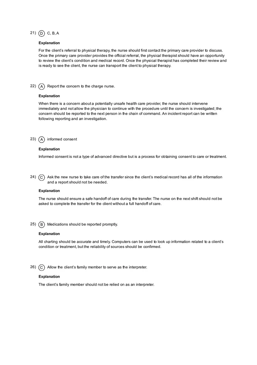 Coordinated Care Practice Test with Answers - Page 14