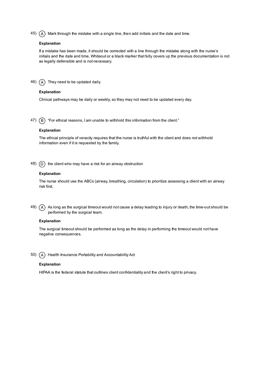 Coordinated Care Practice Test with Answers - Page 18