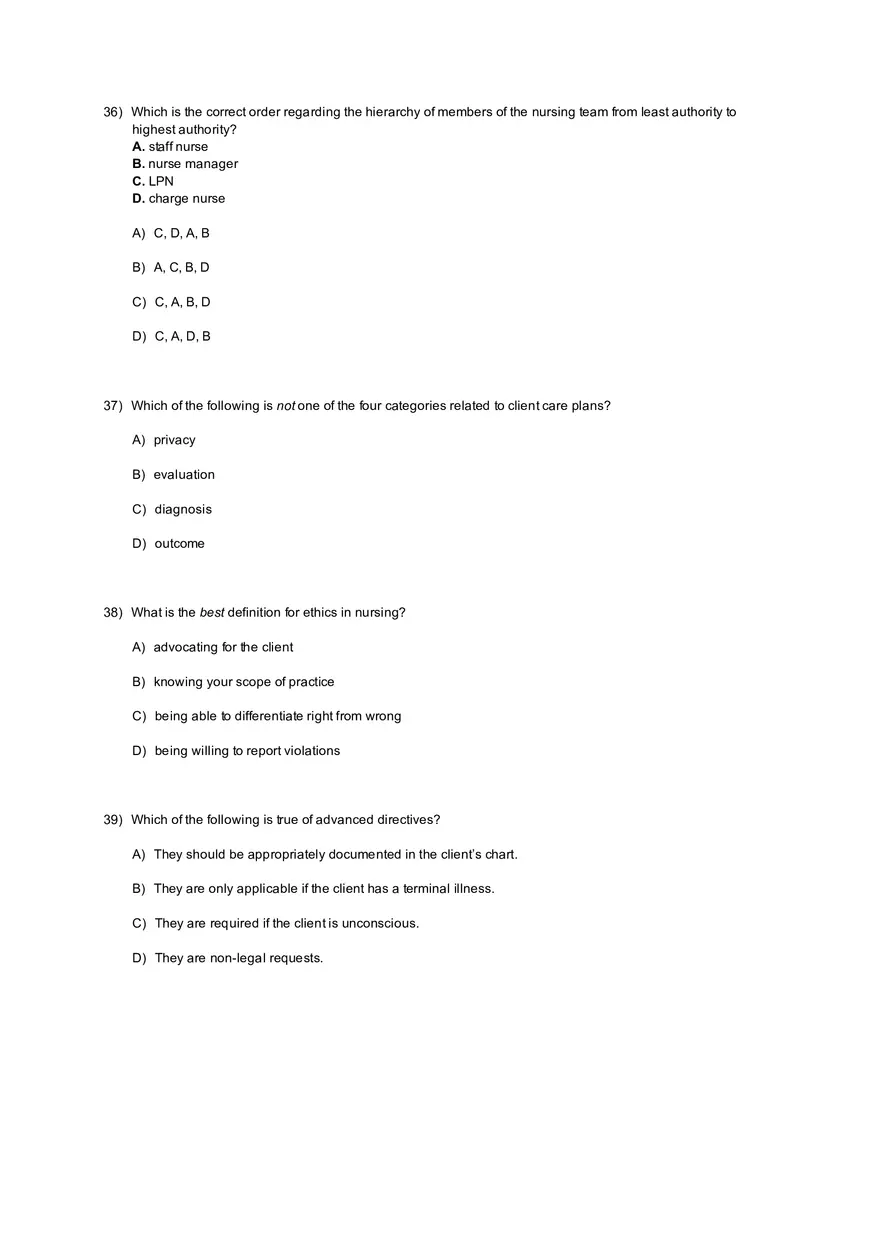 Coordinated Care Practice Test with Answers - Page 4