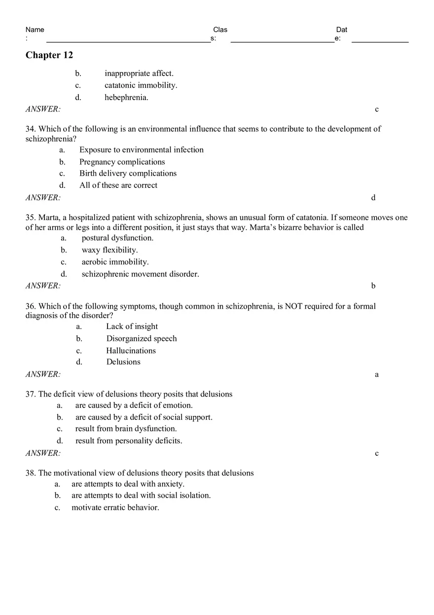 Nursing Medical Surgical Care of Adults Part 1 - Page 7
