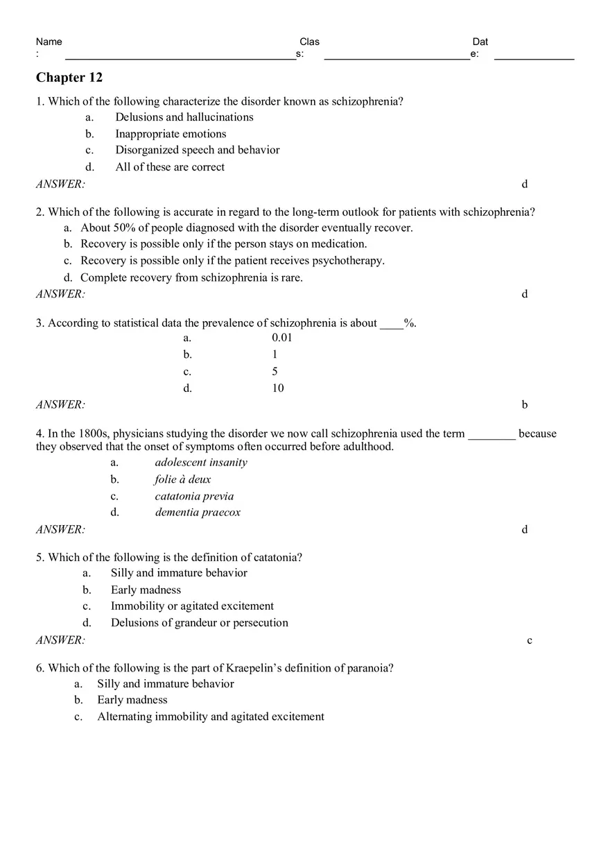 Nursing Medical Surgical Care of Adults Part 1 - Page 1