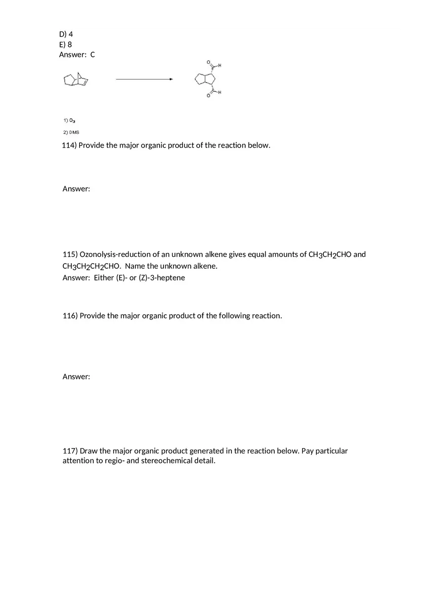 Reactions of Alkenes Part 5 - Page 10