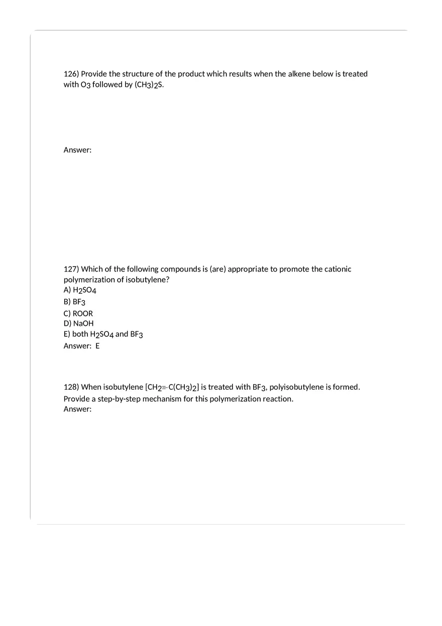 Reactions of Alkenes Part 5 - Page 4