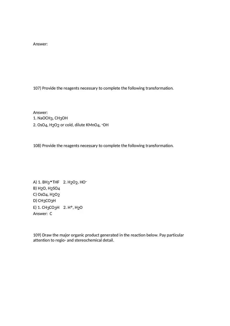Reactions of Alkenes Part 5 - Page 6