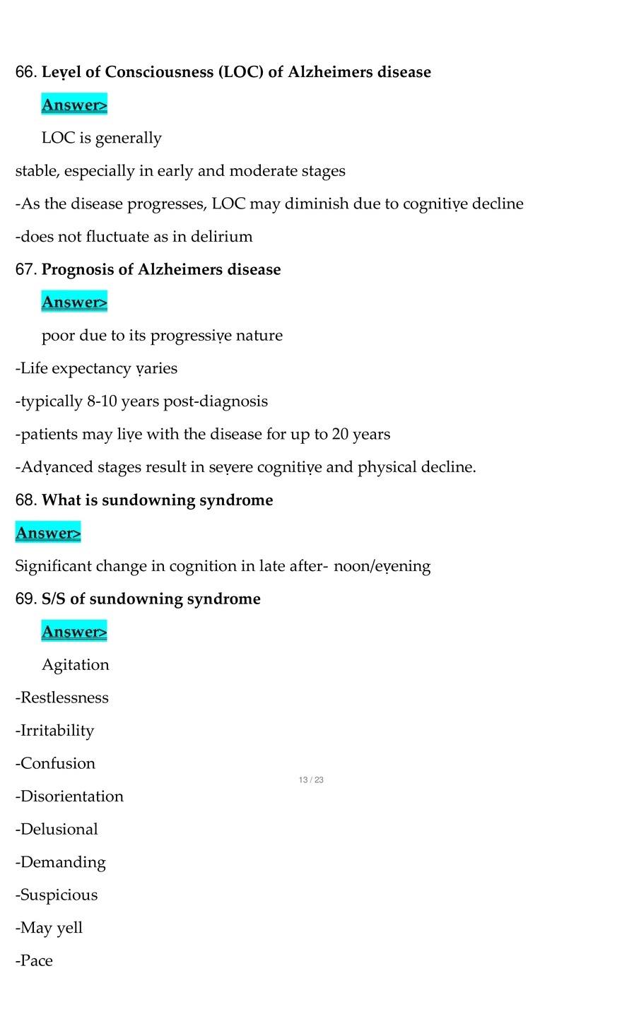 NSG 121 Final Exam Questions With Complete Solution - Page 17