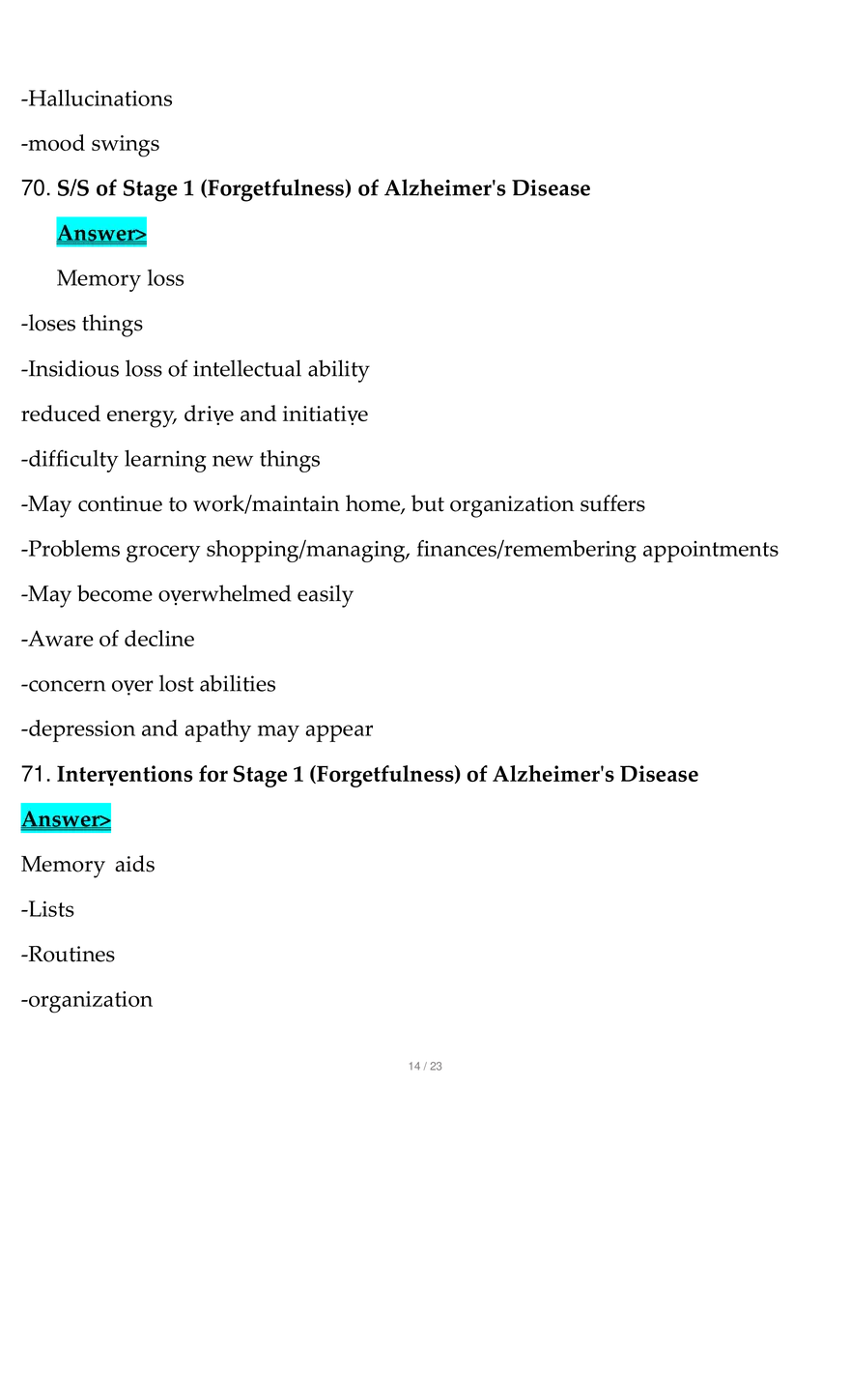 NSG 121 Final Exam Questions With Complete Solution - Page 18