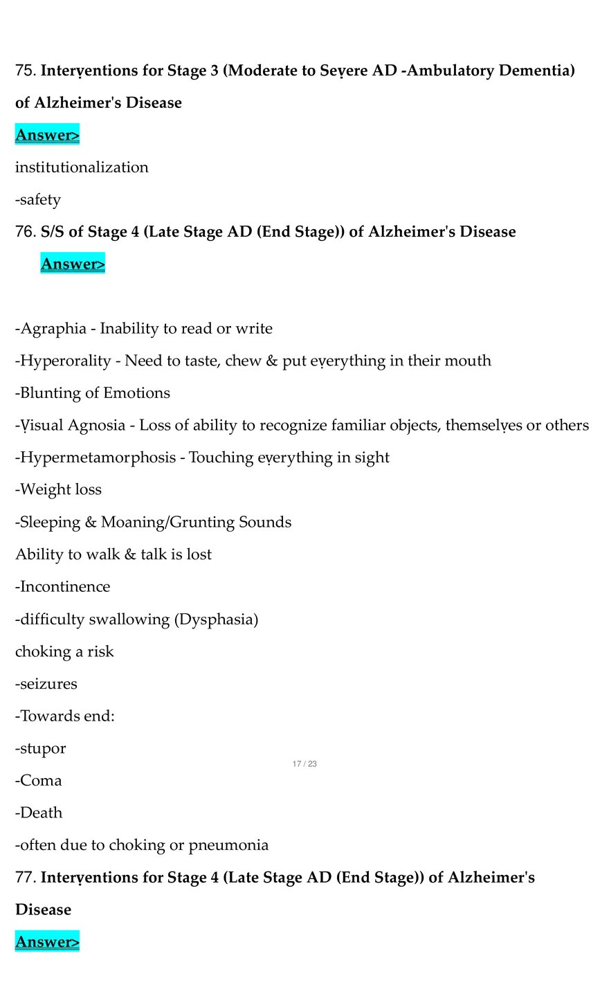 NSG 121 Final Exam Questions With Complete Solution - Page 21