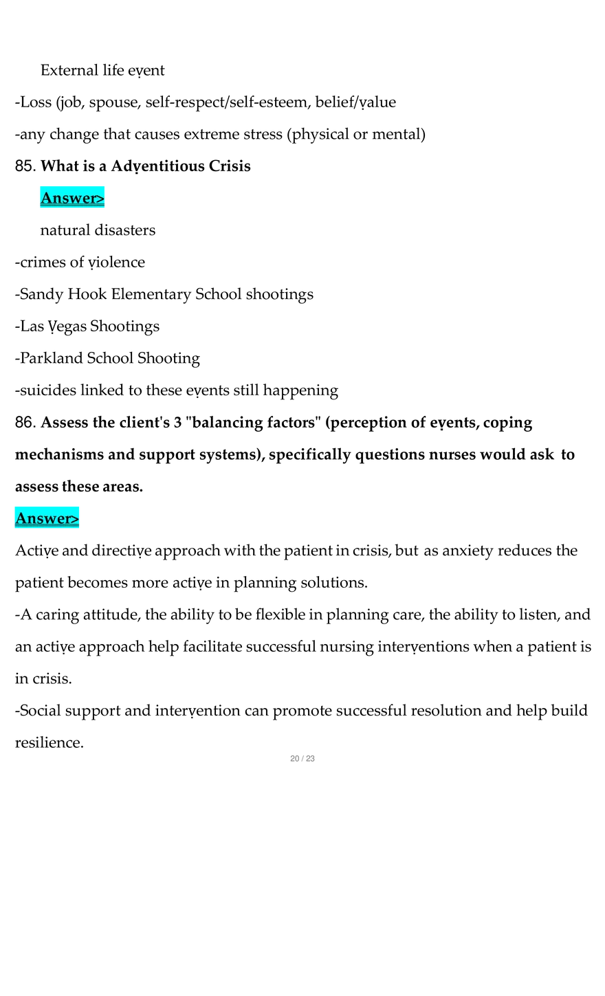 NSG 121 Final Exam Questions With Complete Solution - Page 25