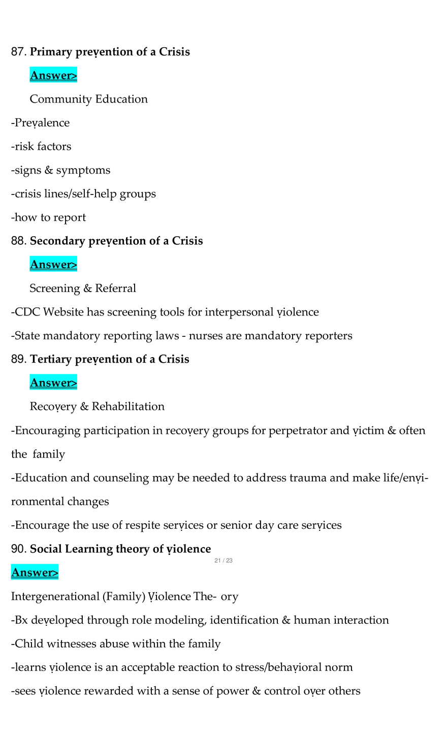 NSG 121 Final Exam Questions With Complete Solution - Page 26