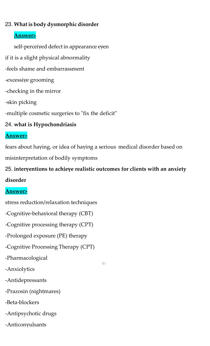 NSG 121 Final Exam Questions With Complete Solution - Page 4