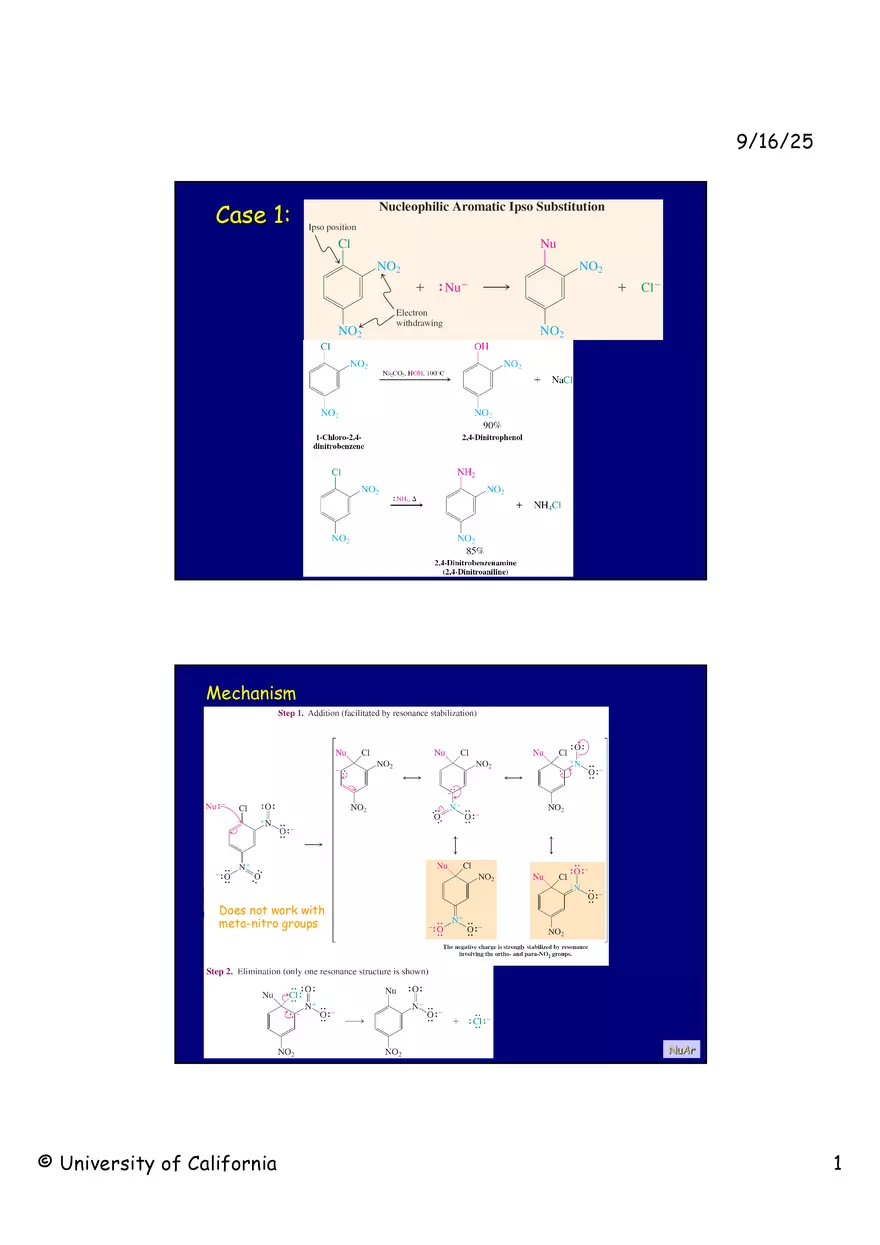 Nucleophilic Aromatic Substitution - Page 1