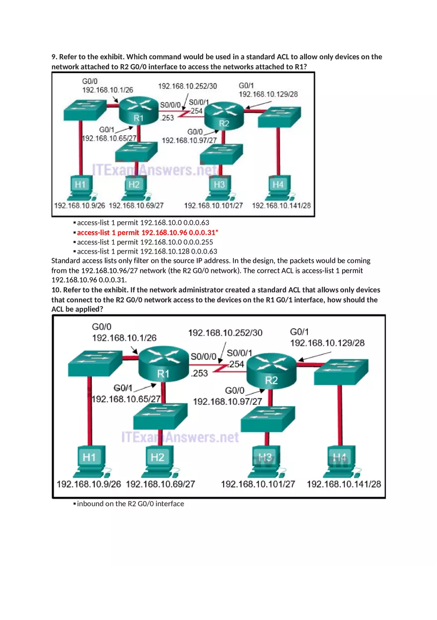 CCNA 2 (v5.0.3 + v6.0) Chapter 7 Exam Answers - Page 8