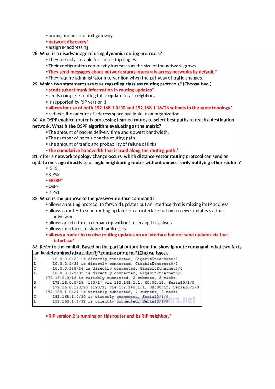 CCNA 2 (v5.0.3 + v6.0) Chapter 7 Exam Answers - Page 14