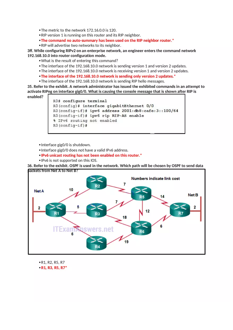 CCNA 2 (v5.0.3 + v6.0) Chapter 7 Exam Answers - Page 15