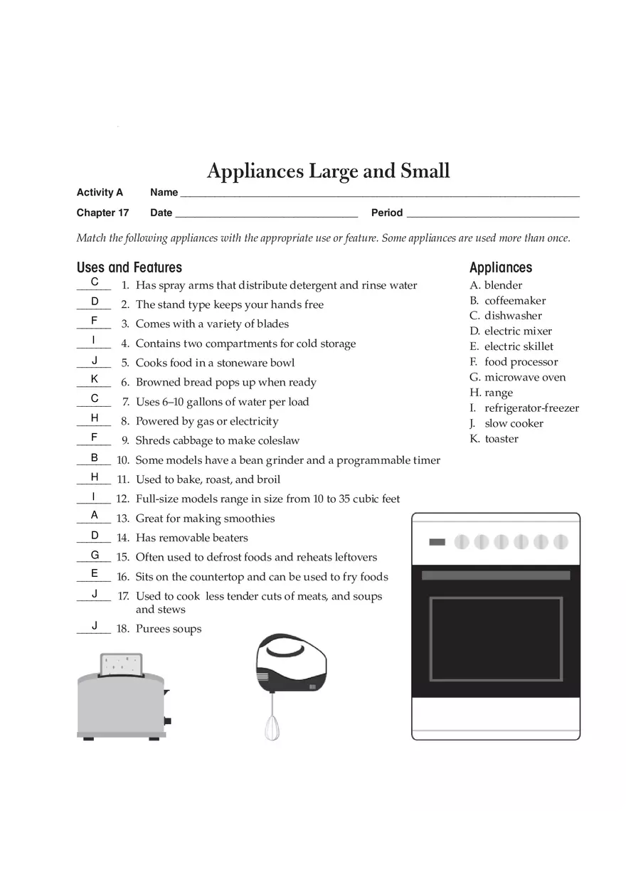 Appliances Large and Small - Page 1