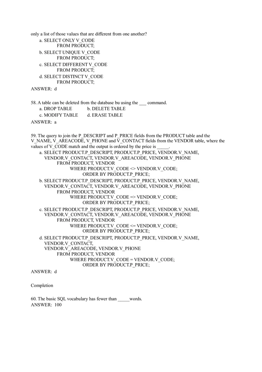 Quiz Question Bank Software Engineering Part 3 - Page 7