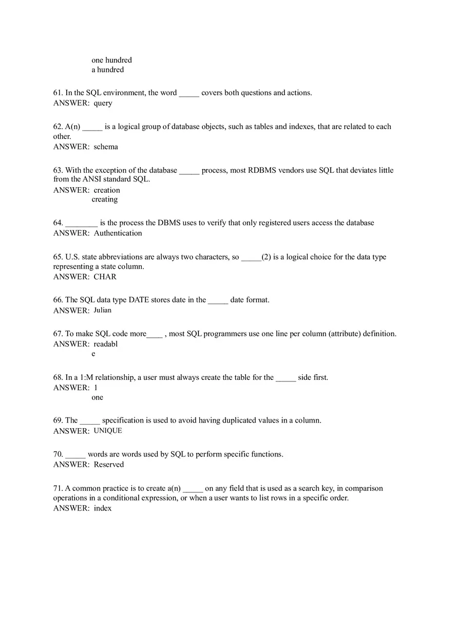 Quiz Question Bank Software Engineering Part 3 - Page 8