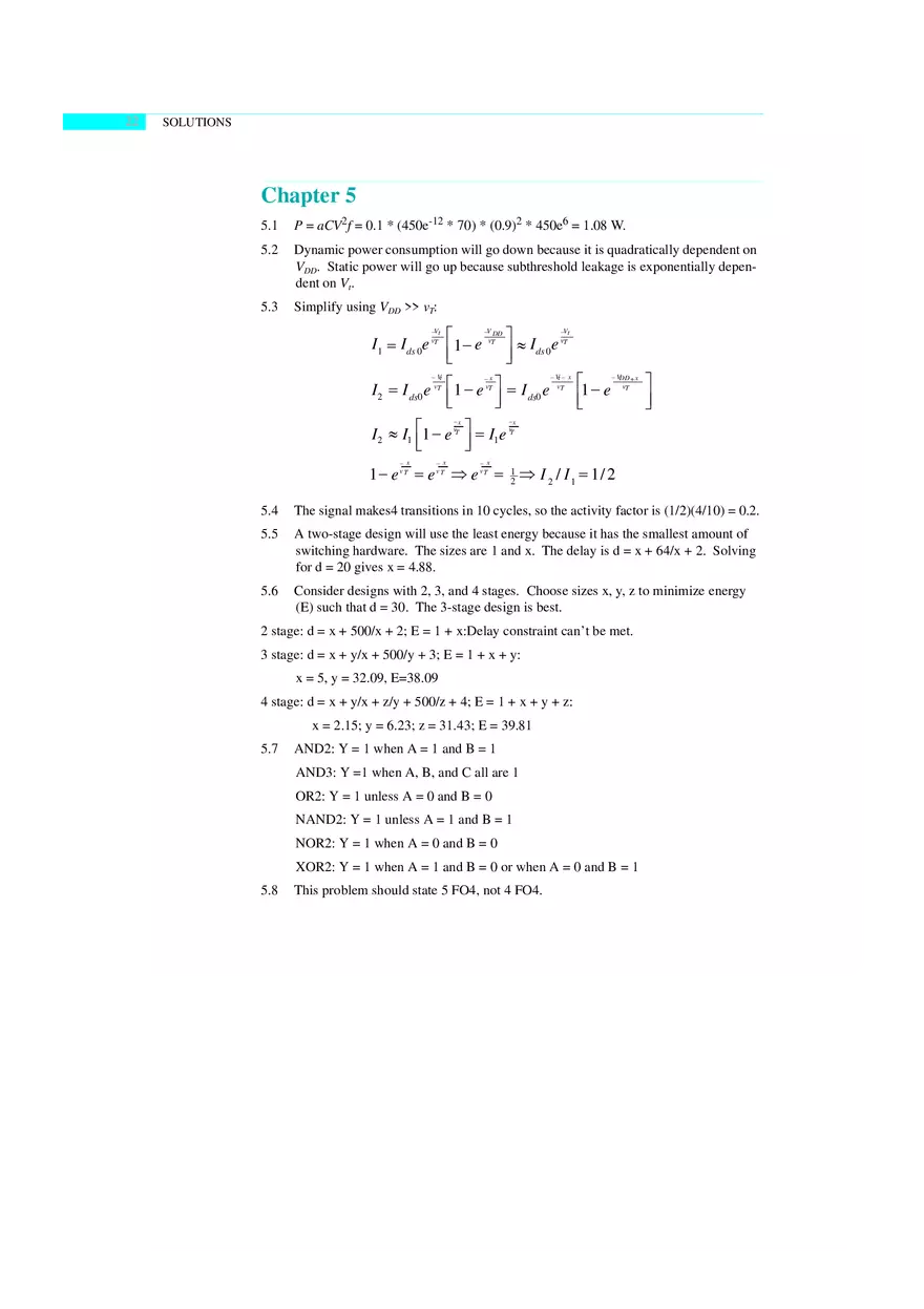 VLSI Design Solutions 3 - Page 1