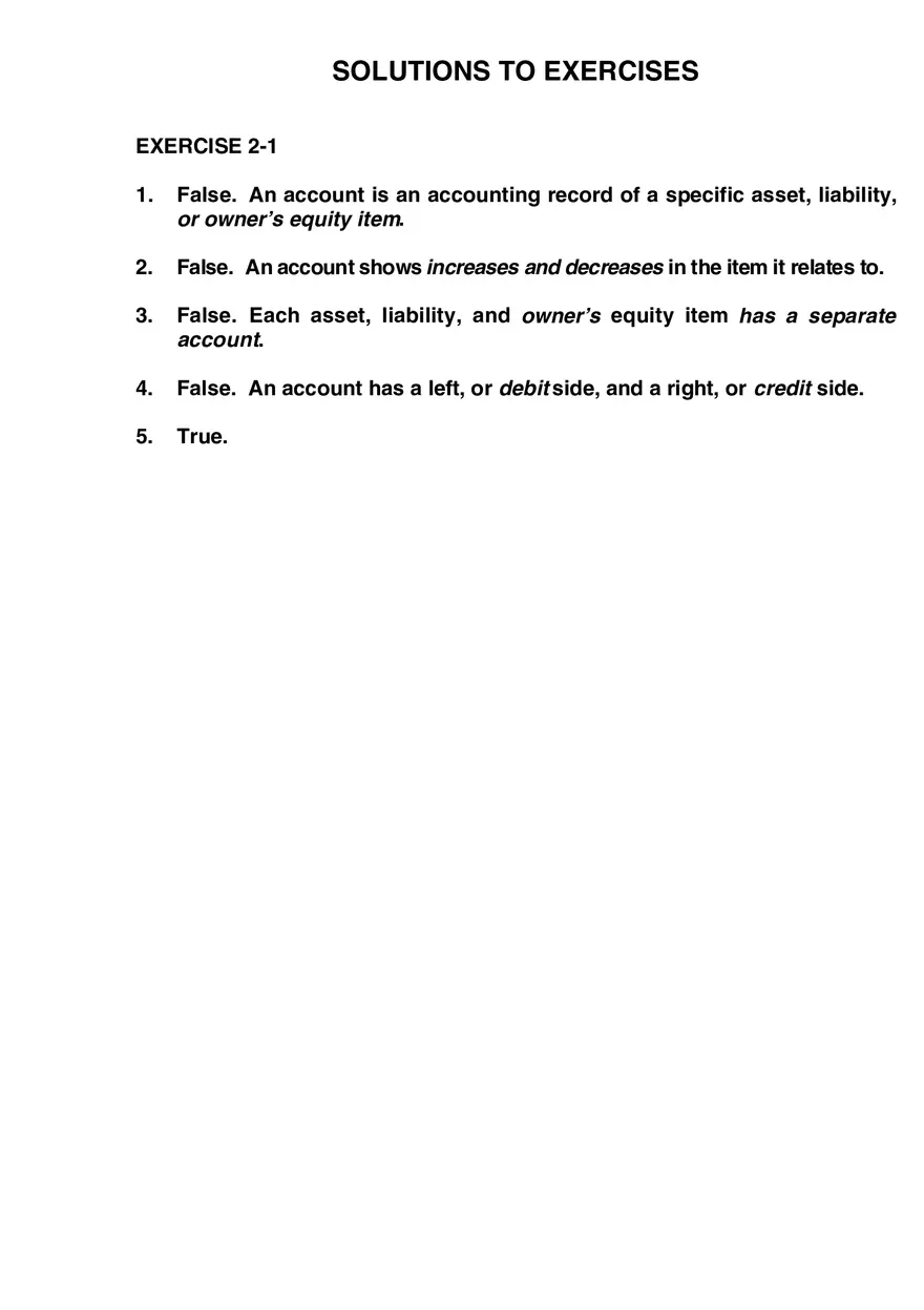 The Recording Process Solutions Part 2 - Page 5