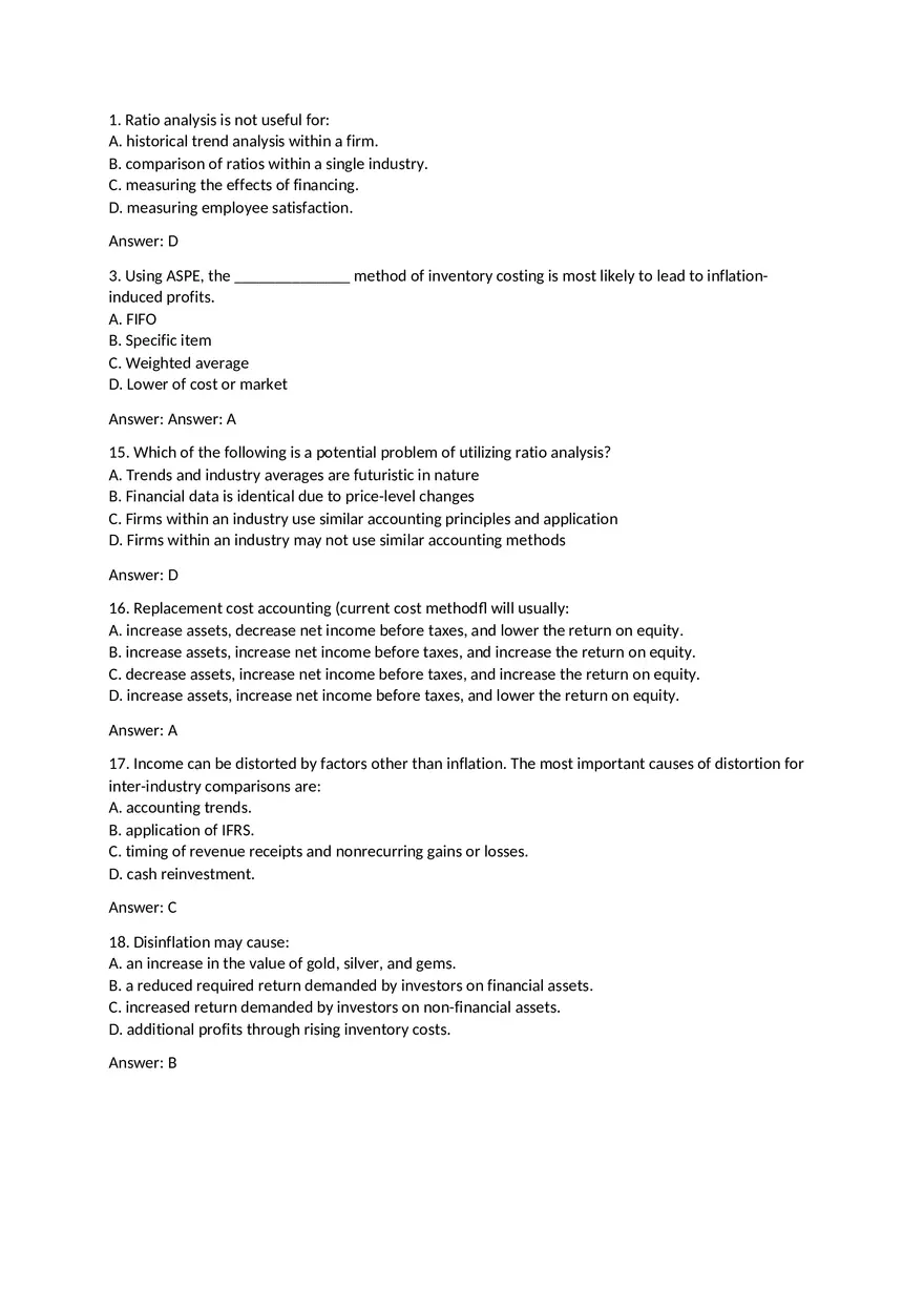 Key Concepts and Limitation Chapter 3 Quiz - Page 1