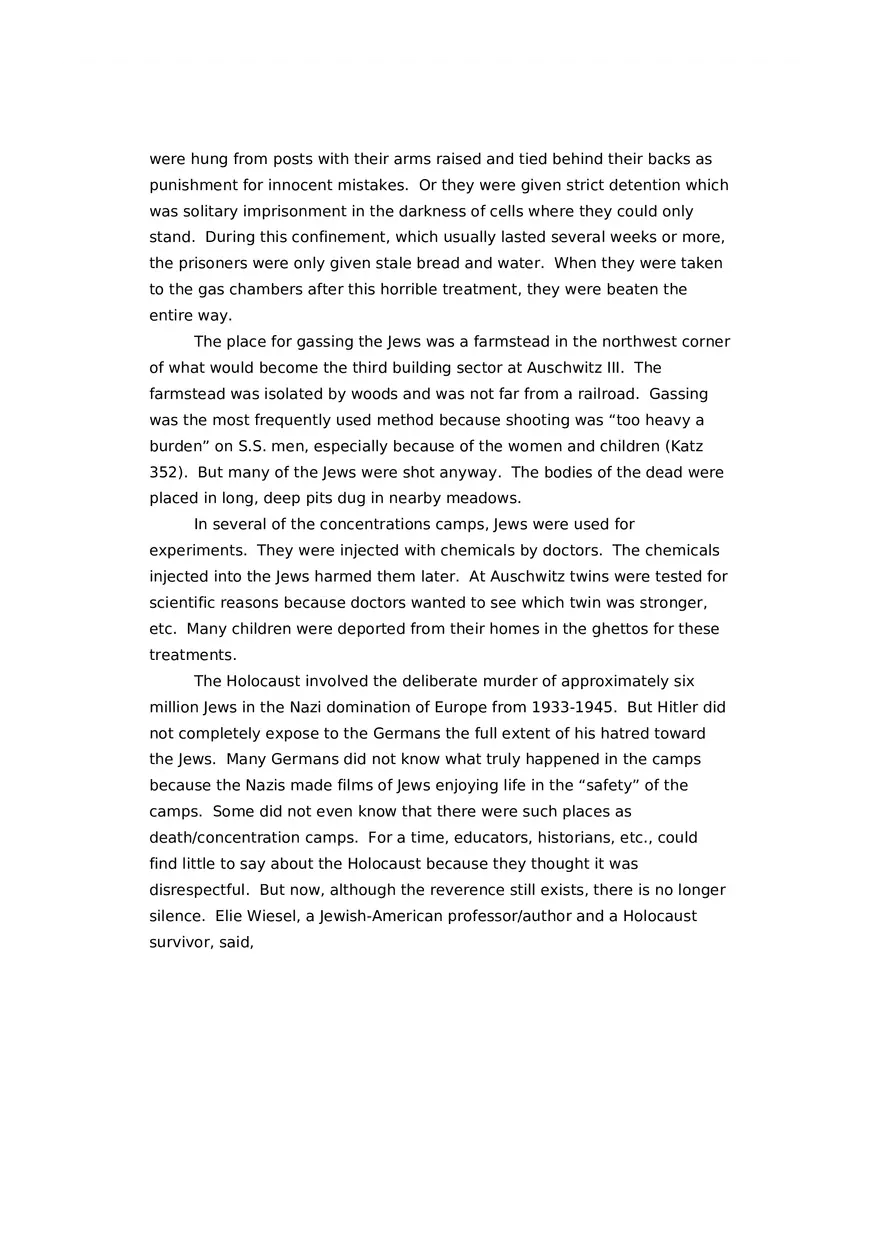 The Holocaust Research Paper - Page 6