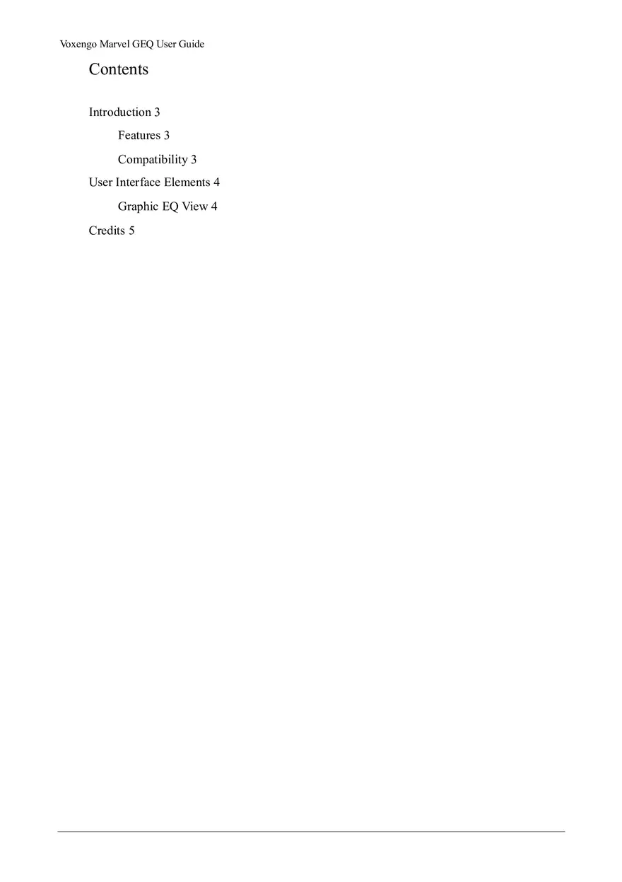 Voxengo Marvel GEQ User Guide - Page 2