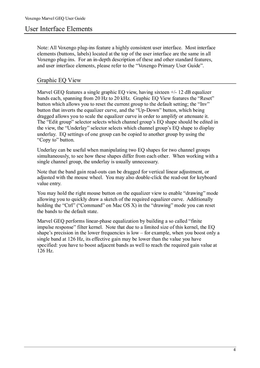 Voxengo Marvel GEQ User Guide - Page 4
