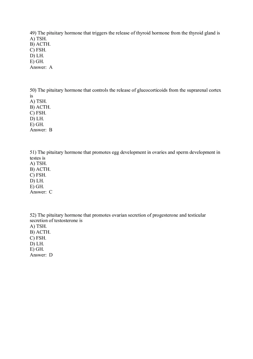 The Endocrine System Answer Key Part 2 - Page 3