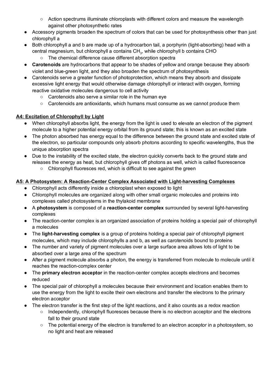 Campbell Biology Chapter 10 Photosynthesis - Page 5