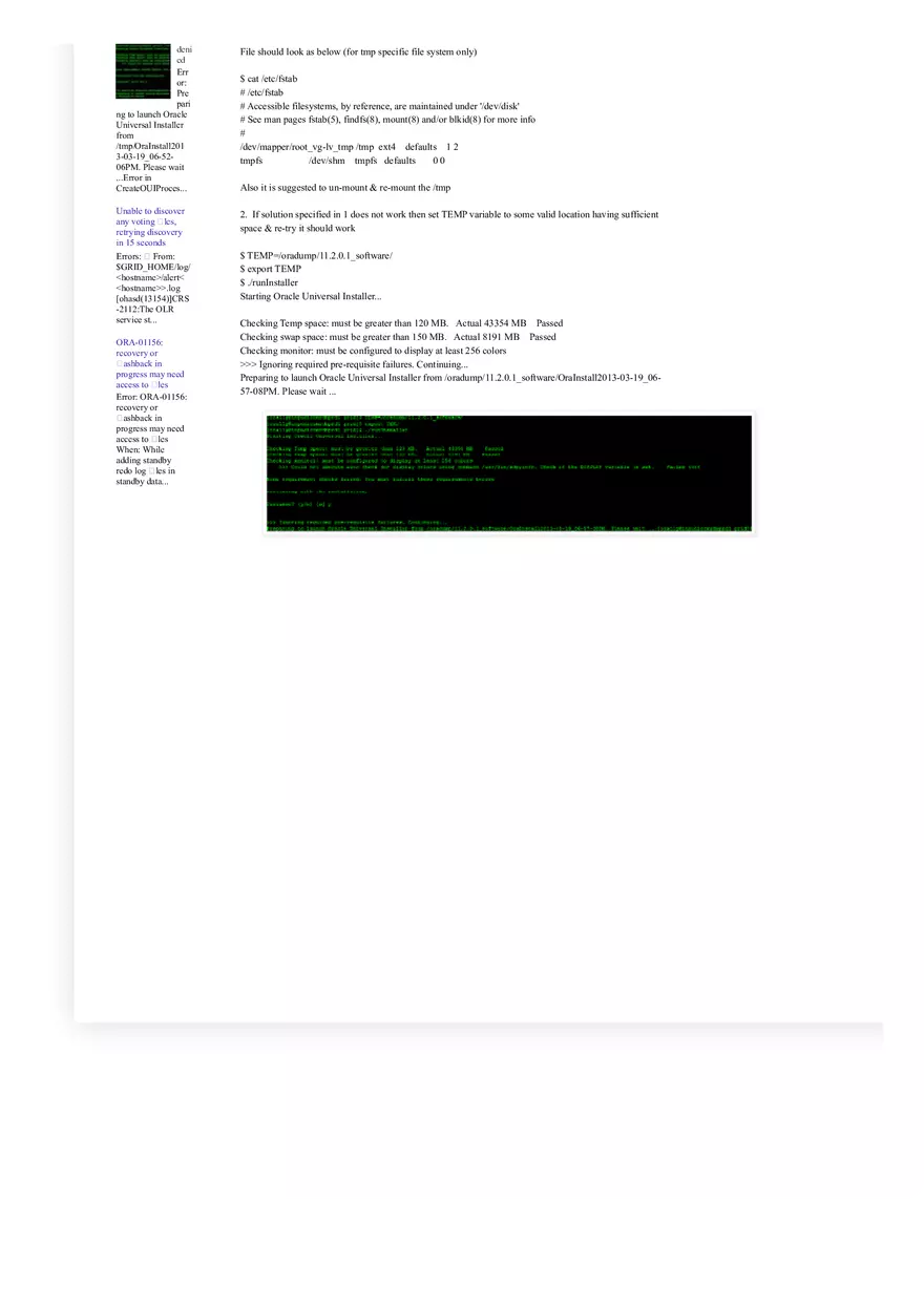 Remote Oracle DBA Support Create OUI Process - Page 2