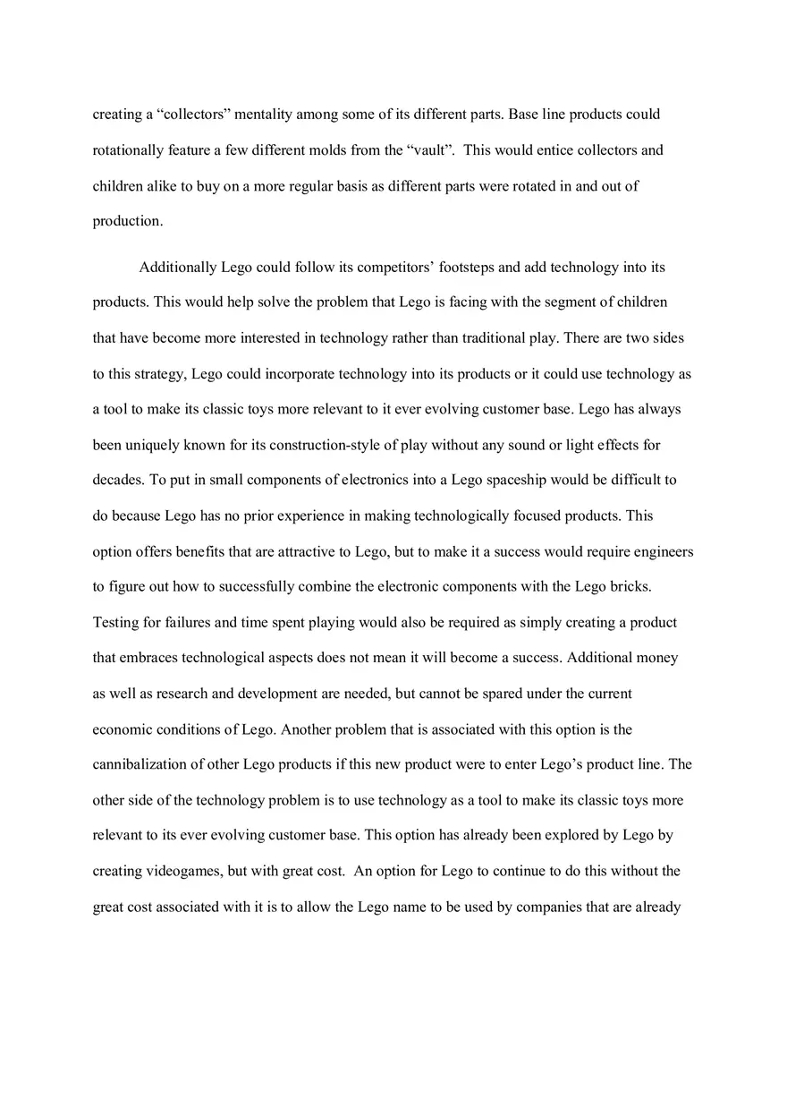 Lego Case Analysis - Page 5