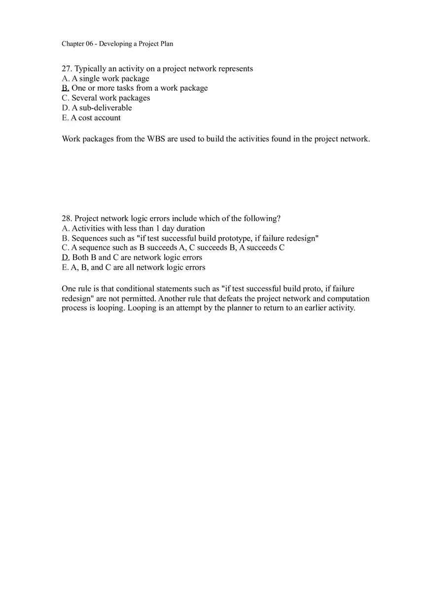 Chapter 06 - Developing a Project Plan Answer Key 2 - Page 4