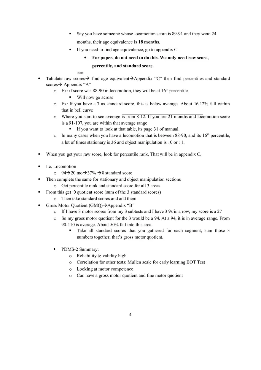 Peabody Development Motor Scale - Page 4
