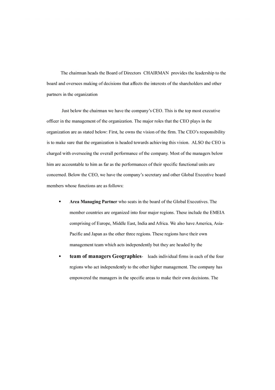 Ernst and Young Organizational Structure - Page 2