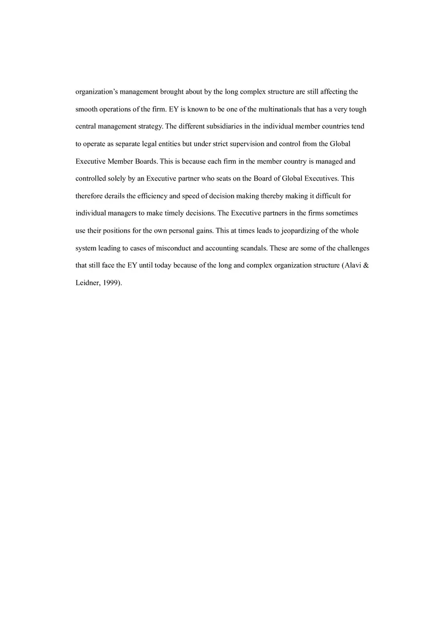 Ernst and Young Organizational Structure - Page 4