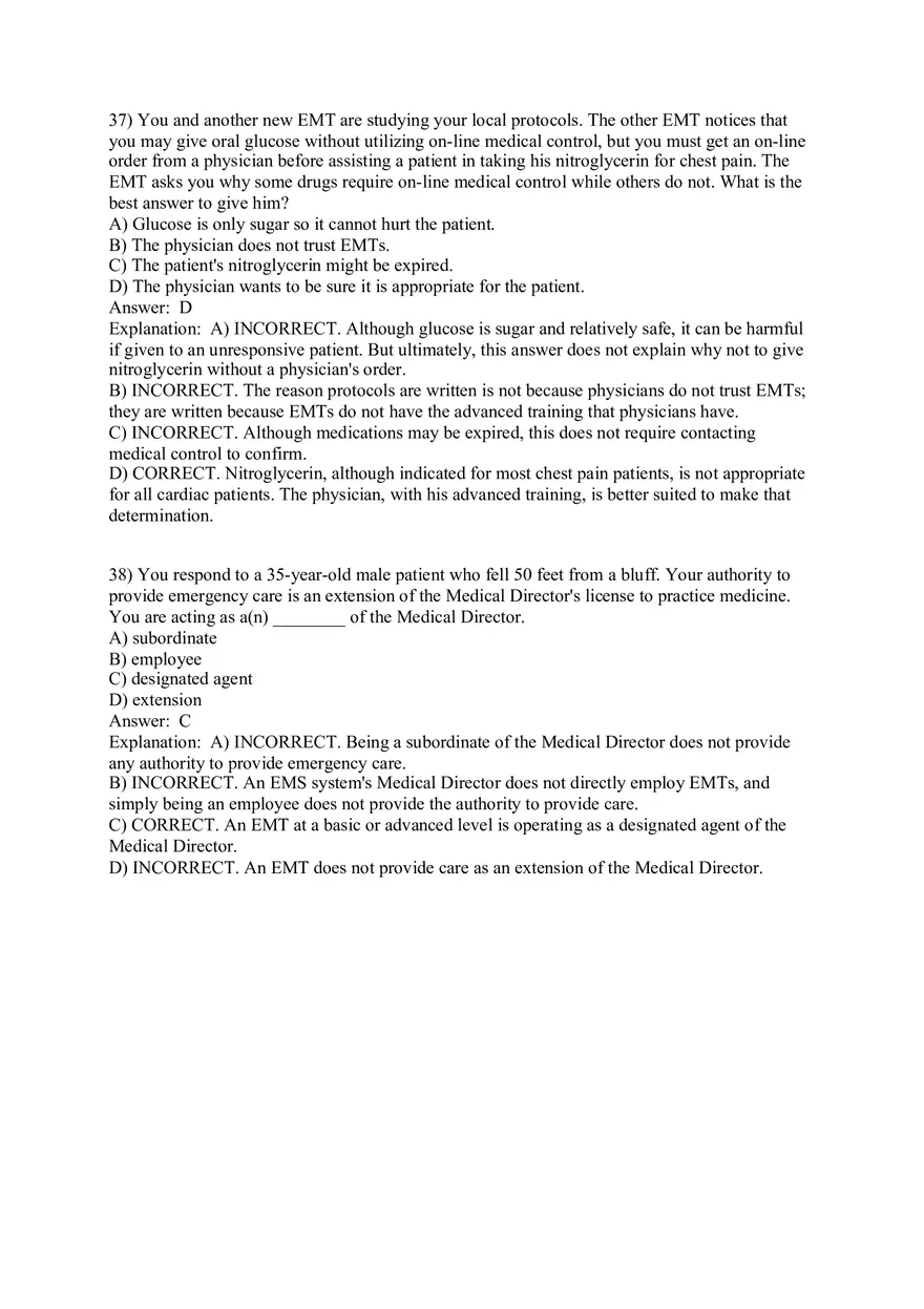 Introduction to Emergency Medical Care Part 2 - Page 10