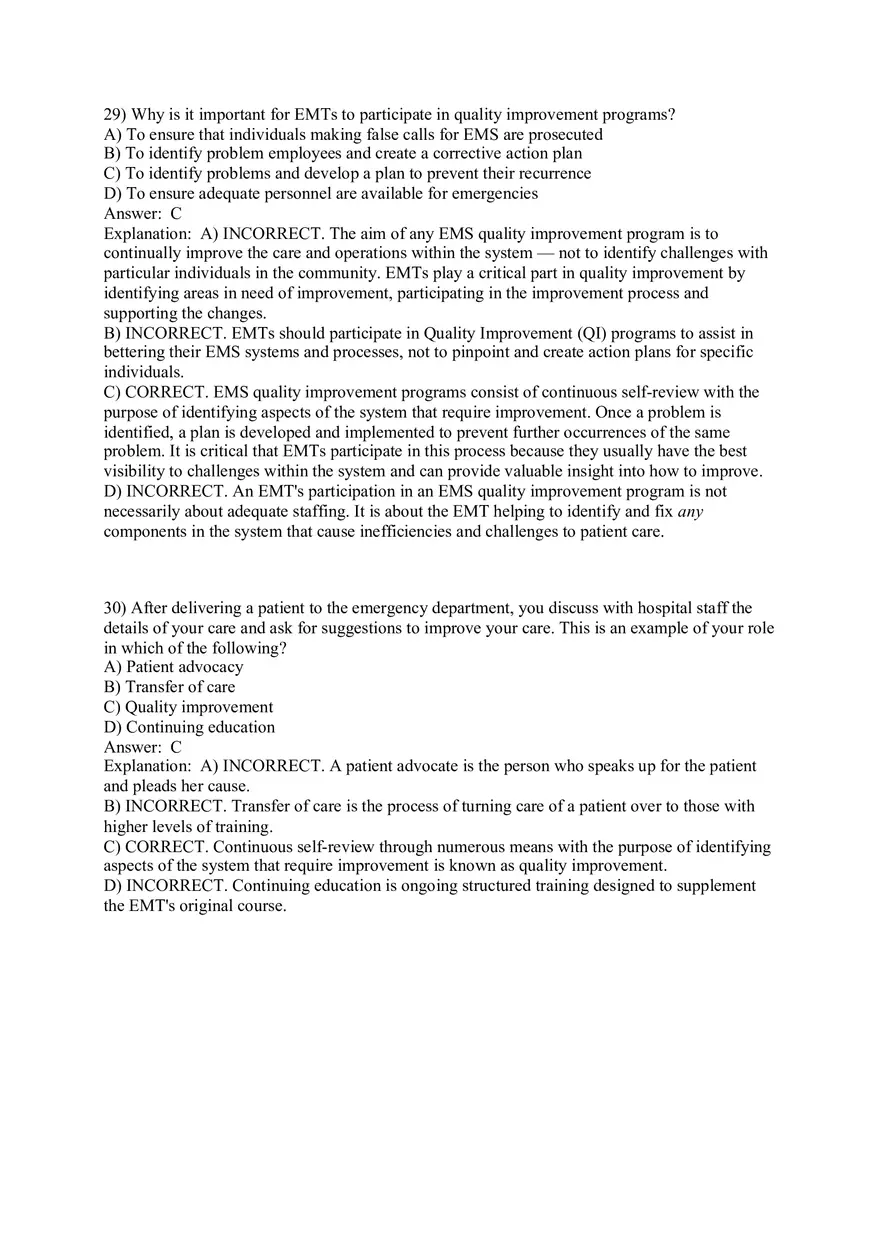 Introduction to Emergency Medical Care Part 2 - Page 6